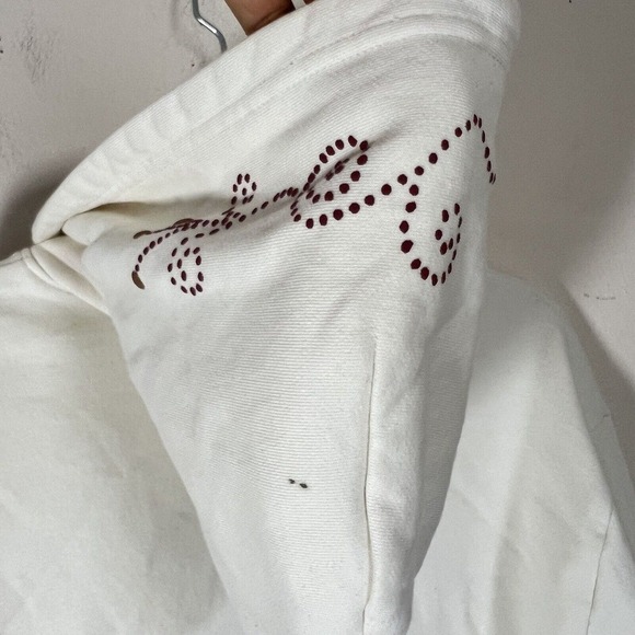 GOLF WANG Rigmarole Hoodie Cream White Red Embroidered Men’s Size Medium - Picture 11 of 11